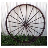 All Steel Wagon Wheel, 50" Diameter, 2.5" Band