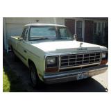 1982 Dodge D150 Pickup Miser LWB Truck, VIN # 1B7FD14PXCS266176, Edelbrock Intake And Carb, Plus Hea