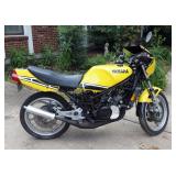 1984 Yamaha RZ350 Motorcycle, 11,915 Miles Showing On Odometer, VIN # JYA48H008EA001497