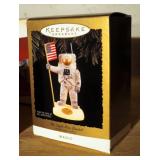 Collectible Hallmark Star Trek And Star Wars Ornaments, Qty 16 Including Starship Enterprise, Captai