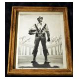 Evel Knievel Framed Autographed Photograph