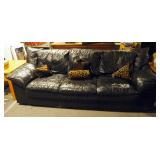 Leather Sofa, 30" X 84" X 38"