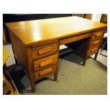 Solid Wood 6-Drawer Desk, 30" X 60" X 32"