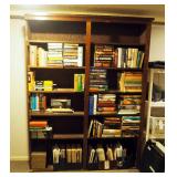 Solid Wood Bookcase With 5 Shelves, 80" X 60" X 11"