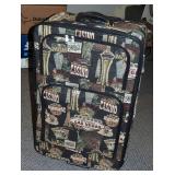 American Luggage, Las Vegas Motif Rolling Suitcase 32" X 20" X 12"