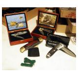 Pocket Knife Collection Including Locomotive & Mallard Collectors Knives, Super Knives And More, Qty