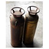 Vintage Foamex And Dayton Foam Fire Extinguishers, Qty 2