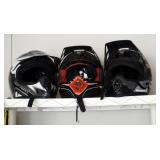 Fulmer Dirt Bike Helmet Model AF-XR, Size Large, And FLY Racing Helmets, M-2000 And M-2005, Qty 3 To