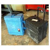 Heavy Duty Rolling Storage Containers, 22" X 15" X 10", Qty 2