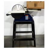 Rikon, 6" x 48" Belt/ 10" Disk Sander Model 50-122 On Stand, Powers On, Includes Extra Sanding Belts