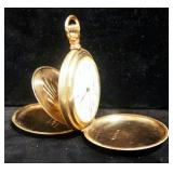 Waltham Gold Pocket Watch, 15 Jewels, Movement SN# 8982826 In Crescent Watch Case Co. Case SN# 99542