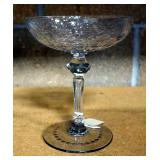 Collection Of Cut Crystal Candy Bowls (5) And Stemmed Candy Dishes (2), Various Patterns, Bowls Rang