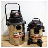 Shop-Vac 10 Gallon Quiet Super Power Wet/Dry Vacuum Model QL50D And 5 Gallon Shop-Vac Vacuum, Includ