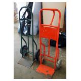 Heavy Duty 2 Wheeled Dollys With Hard Rubber Tires, Qty 2