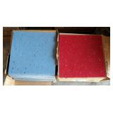 Congoleum Commercial Vinyl Tile Flooring, 12" x 12, Pattern Al 59, Qty 2 Cases And Al 90, Qty 2 Case