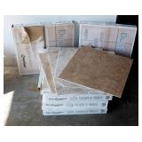 Dura Ceramic 15.5" x 15.5" Ceramic Tile, Assorted Patterns, Qty 6 Cases, 10 Per Case