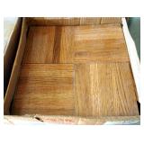 Oakmont, Chestnut Dura-luster 12" x 12" Parquet Flooring Tiles, Qty 10 Cases