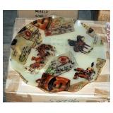 Gemini Selections, Westward Bound Cowboy 13" & 18" Round Platters, 11", 14", 17" Rectangular Trays &