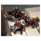 Gemini Selections "Wild Horses" 11", 14", 17" Rectangular Trays, 10 & 12" Plates, 12" Basket & 7", 9