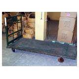 Large Heavy Duty Steel Rolling Warehouse Cart, 9 Ft x 42"