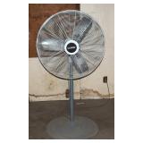 34" Oscillating Lasko Pedestal Shop Fan, Model #NSC-243, Powers Up