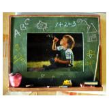 Gemini Selections 3" x 3" Metal Plus Teacher Frame Qty 30 And 3" x 5" Chalkboard Frame Qty 20