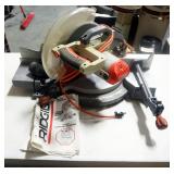 Ridgid 12" Electric Compound Miter Saw Model # MS1250, Includes Owner