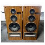 Technics Three Way Speakers, Model SB-A30, Qty 2, 35.5"H x 14.5"W x 10.5"D