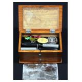 Antique D.D. Home Medical Apparatus New No. 4 With Mesco Dry Cell Battery, With Electrode Pads, Dowe