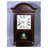 Howard Miller Wall Clock, With Winding Key, 29" H x 17" W