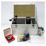 Gossen Electronic Flash Meter In Case, Sunpak Auto 522 Thyristor, Punbpak Filter Kit, Metal Security