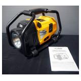 Power On Board Rechargeable Air Compressor/Inflator/ Spot Light Model VEC280POB, In Box