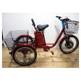 E-Wheels Electric 3-Wheeled Bicycle, RUNS! With Turn Signals, Headlights, Forward And Reverse Drives