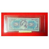 $20 Military Payment Certificate Series 691, Uncirculated Note