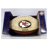Kansas City Chiefs Limited Edition Commemorative Football With Team Names And Championship Highlight