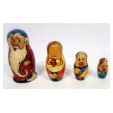 Russian Dwarf Nesting Dolls, Set Of 5
