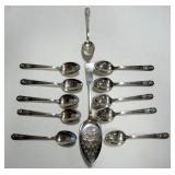 William Rogers Mfg. Co. Presidential Spoon Collection, Including John Adams, Millard Fillmore, James