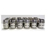 Bensonbarrels Metal Cups, Look Like Barrels, Qty 18