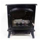 Decorflame Electric Heater Designed To Look Like Log Stove, Model QCIH413-GBKP, Powers On