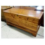 Lane Furniture Cedar Chest With Hinged Lid, Push Button Lock, Includes Key, 23" H x 48" W x 19" D