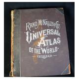 Universal Atlas Of The World, 1897 Universal Atlas Of The World, 1897
