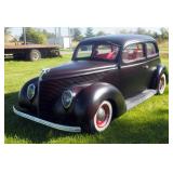 1938 Ford Sedan With 350 Chevy Engine, 350 Auto Turbo Transmission With Air Conditioning, Mileage Sh