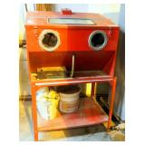 Snap-On Abrasive Blast Cabinet, Model #YA434B Includes Metal Stand, 53" x 35" x 24"