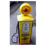 Collectible Miniature Pennzoil Gas Station Fuel Pump, 32" X 14" X 8"