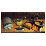 Antique Handcuffs Qty. 2 Pair And Padlocks Qty. 3, Some With Keys