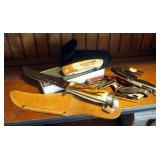 Globemaster Knife With Bone Handle & 5" Blade, Matco Tools 25th Anniversary Pocket Knife, Pocket Kni