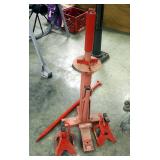 Pittsburgh Portable Tire Changer And MVP Pro Lift, 2 Ton Jack Stand