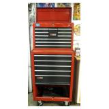 Craftsman 15 Drawer Rolling Tool Chest Includes Top Box And Assorted Hand Tools; Sockets, Drivers, H