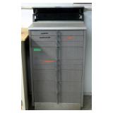 9 Drawer Metal Storage Cabinet, 44" x 23.5" x 17"