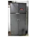 Dayton Metal Storage Cabinet With 4 Adjustable Shelves, No Key, 78" x 36" x 19"